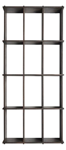 Raft în culoare naturală închisă etajat din lemn de frasin 58 cm Grid – OYOY Living Design