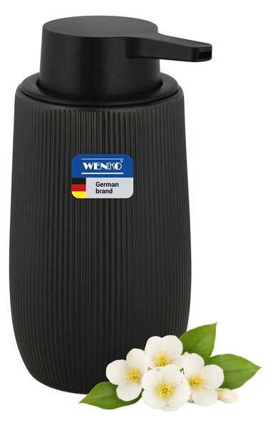 Dozator de săpun lichid negru din plastic 400 ml Fablo – Wenko