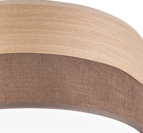Plafonieră LED SIRJA WOOD LED/36W/230V d. 45 cm maro/stejar