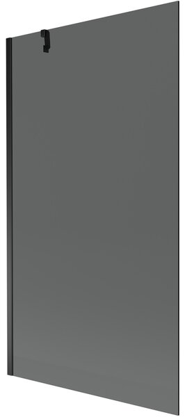 Mexen Next, paravan de baie 1 aripă 100 x 150 cm, aripă fixă, sticlă gri 6 mm, profil negru, 895-100-000-00-40-70