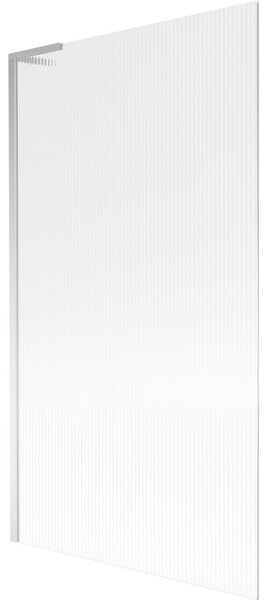 Mexen Next L, paravan de baie cu 1 aripă 100 x 150 cm, sticlă de 6 mm cu model nervuri, profil cromat, 895-100-000-03-09-01