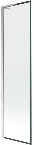 Mexen Next L, paravan de baie cu 1 aripă 50 x 150 cm, model sticlă transparentă-negru de 6 mm, profil cromat, 895-050-000-03-70-01