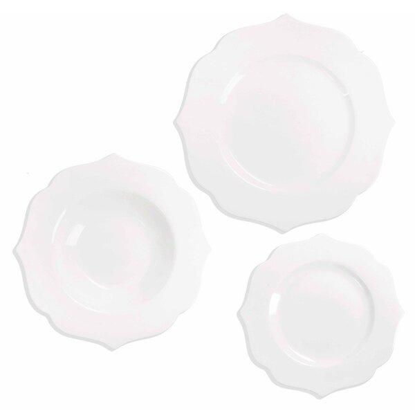 Serviciu de masă 18 buc. new bone china pentru 6 persoane Queen – Brandani