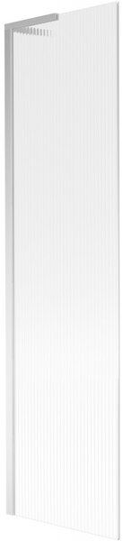 Mexen Next L, paravan de baie cu 1 aripă 50 x 150 cm, sticlă de 6 mm cu model nervuri, profil cromat, 895-050-000-03-09-01
