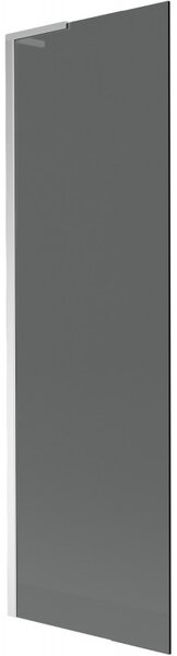Mexen Next L, paravan de baie cu 1 aripă 60 x 150 cm, sticlă gri 6 mm, profil cromat, 895-060-000-03-40-01