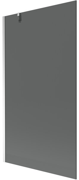 Mexen Next, paravan de baie 1 aripă 100 x 150 cm, aripă fixă, sticlă gri 6 mm, profil cromat, 895-100-000-00-40-01