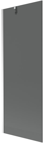 Mexen Next, paravan de baie 1 aripă 70 x 150 cm, aripă fixă, sticlă gri 6 mm, profil cromat, 895-070-000-00-40-01