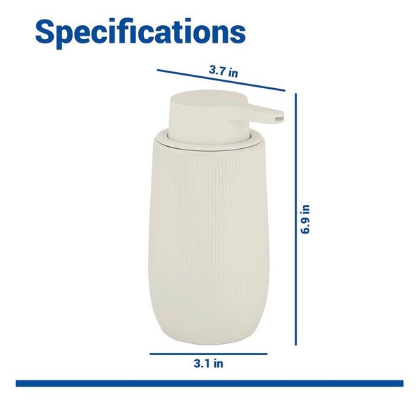 Dozator de săpun lichid crem din plastic 400 ml Fablo – Wenko
