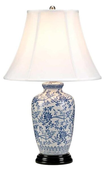 Lampă de masă Elstead BLUE-G-JAR-TL BLUE GINGER JAR 1xE27/60W/230V