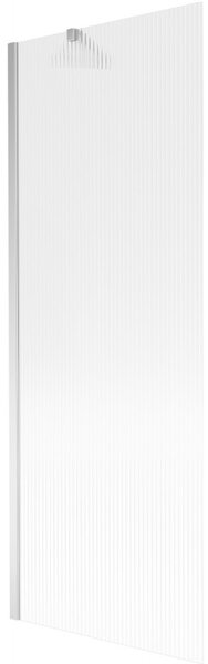 Mexen Next, paravan de baie 1 aripă 70 x 150 cm, aripă fixă, sticlă 6 mm cu dungi, profil cromat, 895-070-000-00-09-01