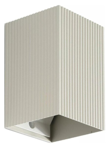 Aplică FARO 40536 SOLE 1xGU10/8W/230V gri canelat dreptunghiular