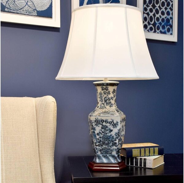 Lampă de masă Elstead BLUE-HEX-TL BLUE HEX 1xE27/60W/230V