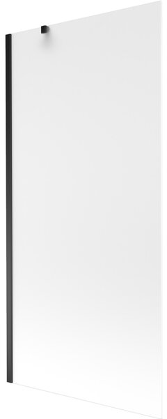 Mexen Next, paravan de baie 1 aripă 90 x 150 cm, aripă fixă, sticlă mată 6 mm, profil negru, 895-090-000-00-30-70