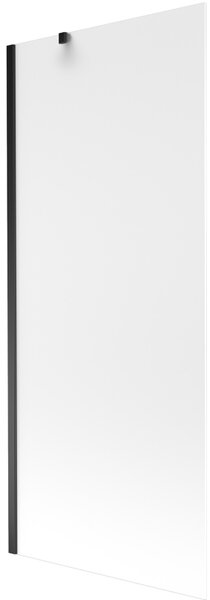 Mexen Next, paravan de baie 1 aripă 80 x 150 cm, aripă fixă, sticlă mată 6 mm, profil negru, 895-080-000-00-30-70