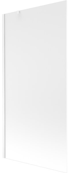 Mexen Next, paravan de baie 1 aripă 90 x 150 cm, aripă fixă, sticlă mată 6 mm, profil alb, 895-090-000-00-30-20