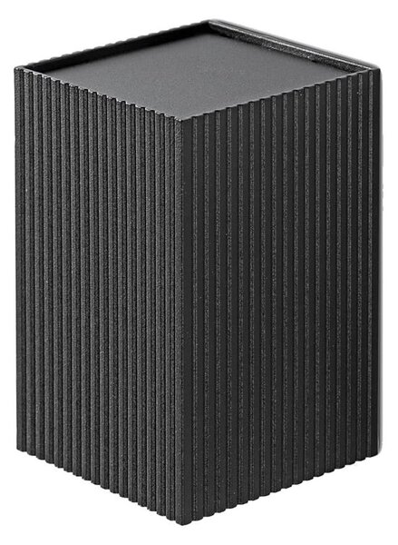 Aplică FARO 40535 SOLE 1xGU10/8W/230V negru canelat dreptunghiular