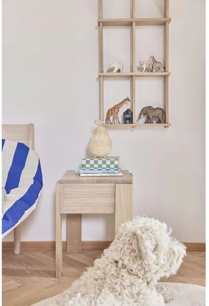 Raft în culoare naturală etajat din lemn de stejar 37 cm Grid – OYOY Living Design