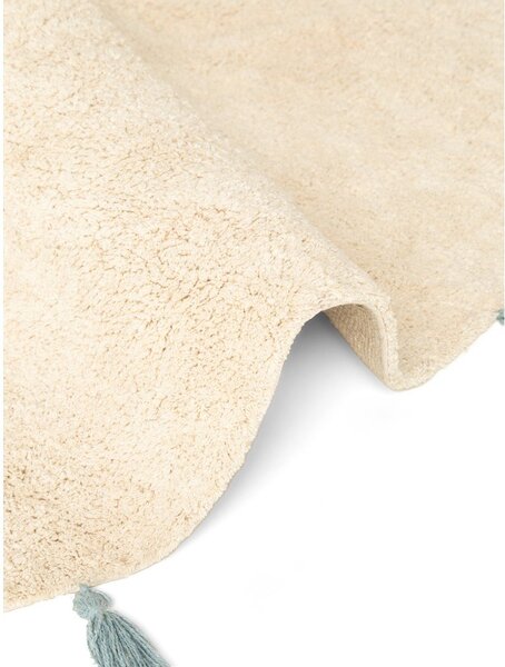 Covor pentru copii crem lavabil/țesut manual din bumbac ø160 cm Snuggle Sunna – Hanse Home