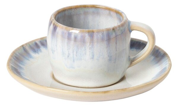 Ceașcă albă pentru espresso din gresie ceramică 70 ml Brisa – Costa Nova