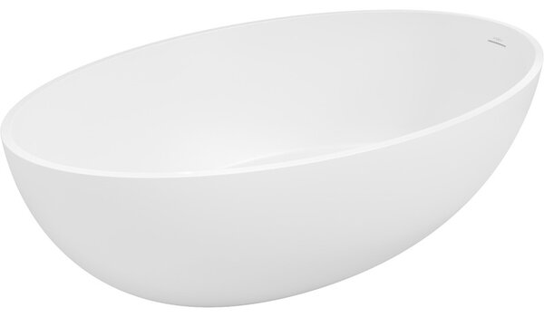Mexen Prato, cadă de sine stătătoare din conglomerat 170 x 100 cm, alb mat, 57251701000