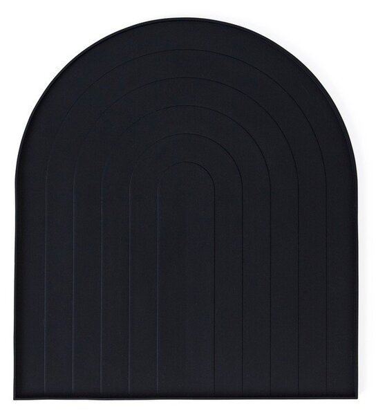 Scurgător de vase negru din silicon 40x36 cm – OYOY Living Design