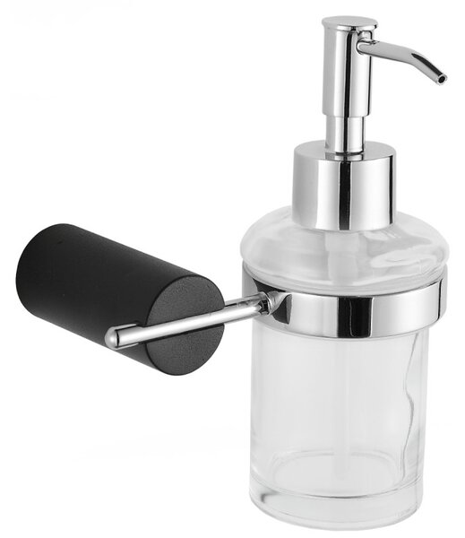 Mexen Accesorii Mexen, dozator de sapun Aron, negru-crom, 70881388-07