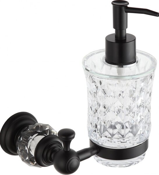 Mexen Accesorii Mexen, dozator de sapun ESTELA, negru, 7011540-70
