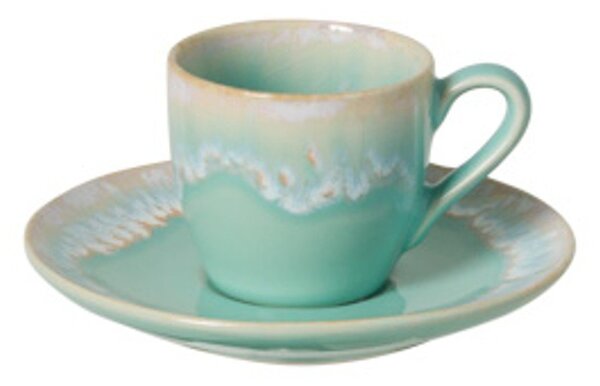 Ceașcă turcoaz pentru espresso din gresie ceramică 100 ml Taormina – Casafina