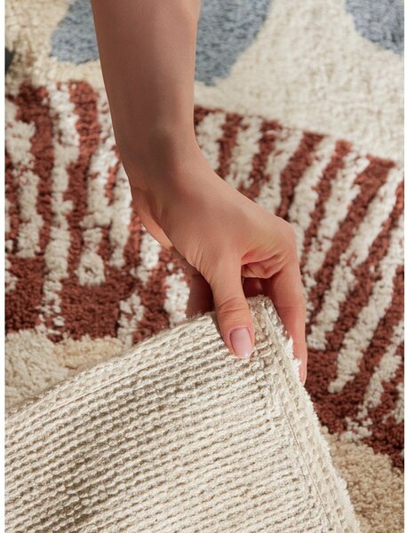 Covor pentru copii crem lavabil/țesut manual din bumbac 140x200 cm Snuggle Leander – Hanse Home