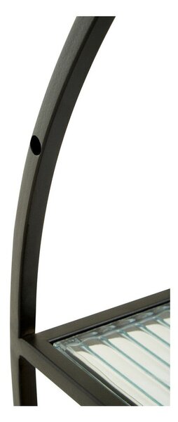 Raft negru/în culoare naturală etajat din metal 61 cm Mataram – Premier Housewares