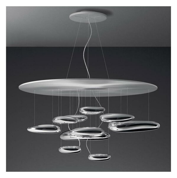 Lustră LED dimabilă pe cablu Artemide 1367110A MERCURY LED/58W/230V 3000K