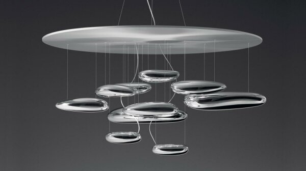 Lustră LED dimabilă pe cablu Artemide 1367110A MERCURY LED/58W/230V 3000K