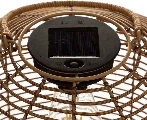 Atmosphera - Lampă solară LED CUBA LED/1,2V 800 mAh IP44 ratan