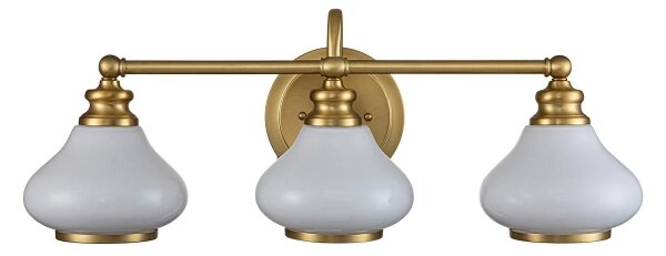 Aplică LED pentru baie Hinkley HK-AINSLEY3-BATH-BB AINSLEY 3xG9/3W/230V IP44