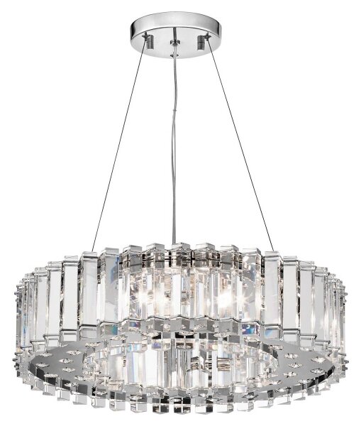 Lustră LED pentru baie CRYSTAL Kichler KL-CRYSTAL-SKYE8 SKYE 8xG9/3W/230V IP44