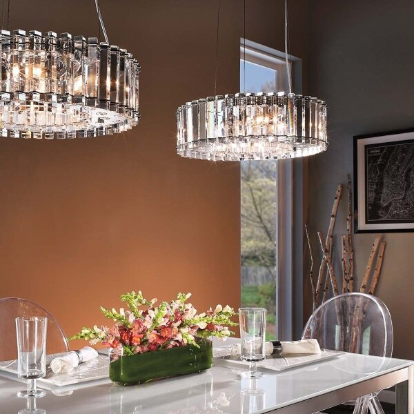 Lustră LED pentru baie CRYSTAL Kichler KL-CRYSTAL-SKYE8 SKYE 8xG9/3W/230V IP44