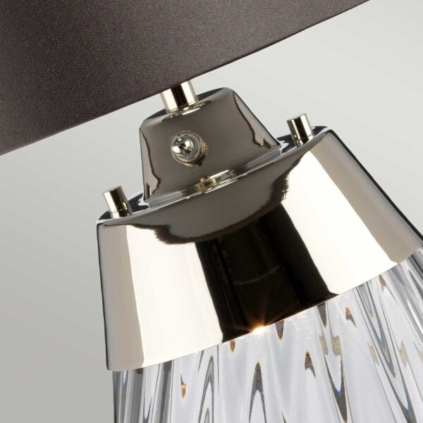 Lampă LED de masă Elstead LENA-TL-S-SMOKE LENA 1xE27/60W/230V + 1xGU10/7W gri