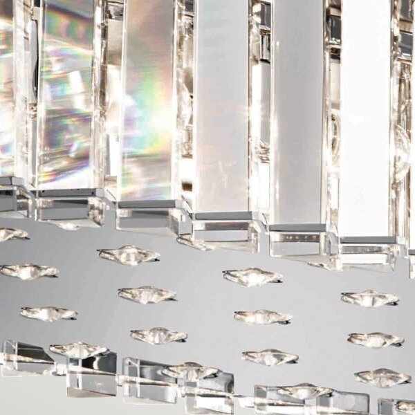 Lustră LED pentru baie Kichler KL-CRYSTAL-SKYE-I-L CRYSTAL SKYE 12xG9/3W/230V IP44