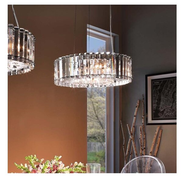 Lustră LED pentru baie CRYSTAL Kichler KL-CRYSTAL-SKYE8 SKYE 8xG9/3W/230V IP44