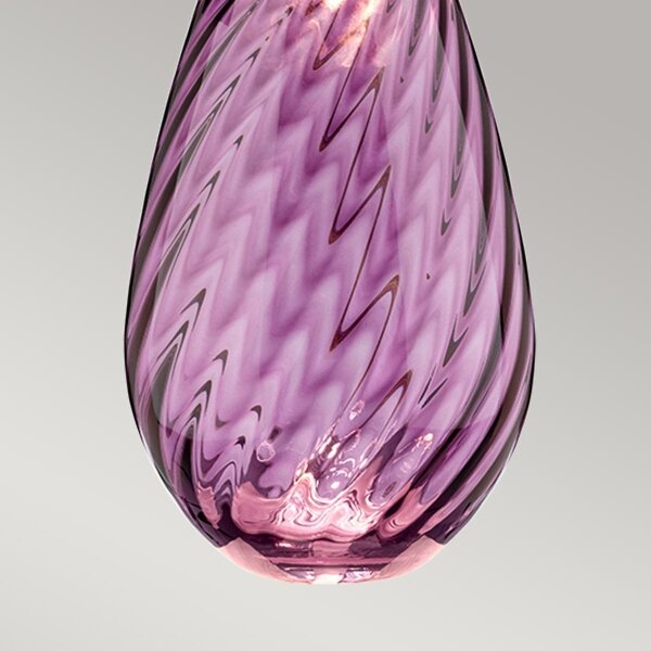 Lampă LED de masă Elstead LENA-TL-L-PLUM-OWSS LENA 1xE27/40W/230V 74 cm roz/alb