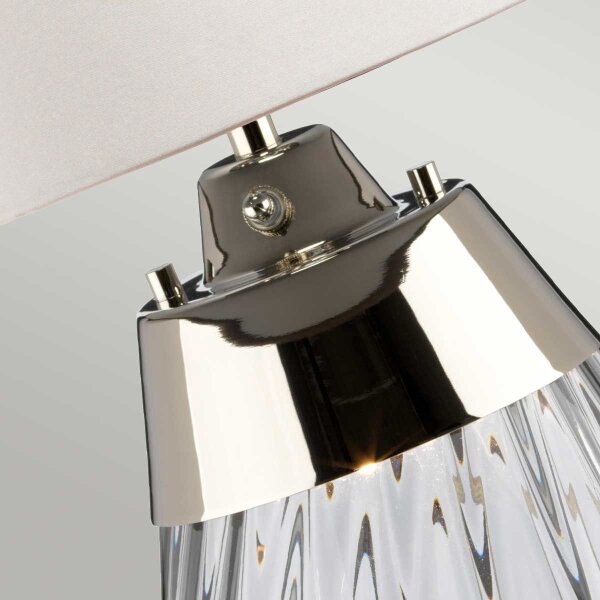 Lampă LED de masă Elstead LENA-TL-S-SMOKE-OWSS LENA 1xE27/60W/230V+1xGU10/7W alb