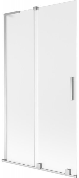 Mexen Velar L, paravan de baie glisant cu 2 aripi 100 x 150 cm, sticlă mată 8 mm, crom, 896-100-003-31-01