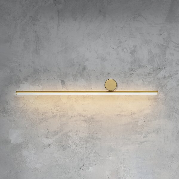 FLOS Coordinates W1 aplică LED, crem, reglabil, Auriu / Alamă, Hol, Metal, Design