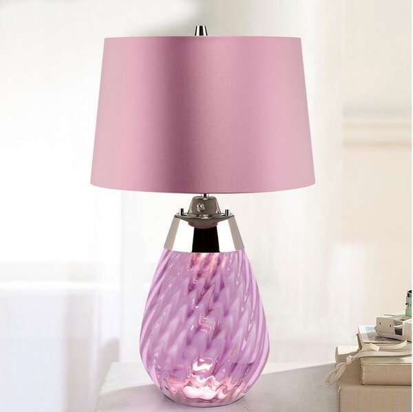 Lampă LED de masă Elstead LENA-TL-S-PLUM LENA 1xE27/60W/230V + 1xGU10/7W roz