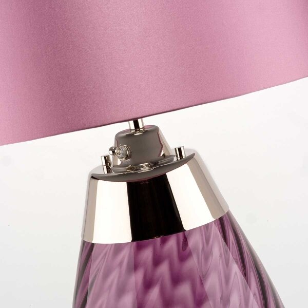 Lampă LED de masă Elstead LENA-TL-S-PLUM LENA 1xE27/60W/230V + 1xGU10/7W roz