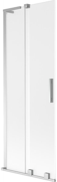 Mexen Velar L, paravan de baie glisant cu 2 aripi 70 x 150 cm, sticlă mată 8 mm, crom, 896-070-003-31-01