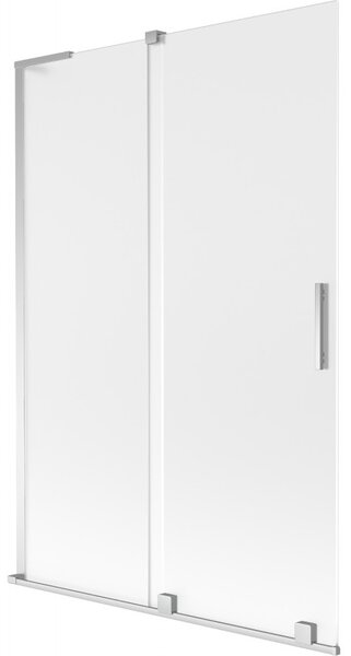 Mexen Velar L, paravan de baie glisant cu 2 aripi 120 x 150 cm, sticlă mată 8 mm, crom, 896-120-003-31-01