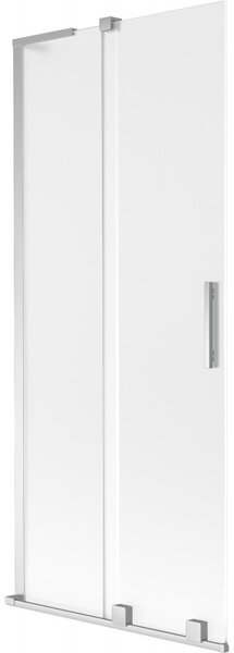 Mexen Velar L, paravan de baie glisant cu 2 aripi 80 x 150 cm, sticlă mată 8 mm, crom, 896-080-003-31-01