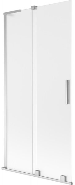 Mexen Velar L, paravan de baie glisant cu 2 aripi 90 x 150 cm, sticlă mată 8 mm, crom, 896-090-003-31-01