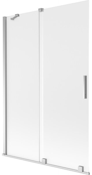 Mexen Velar, paravan de baie glisant cu 2 aripi 120 x 150 cm, sticlă mată 8 mm, crom, 896-120-000-31-01